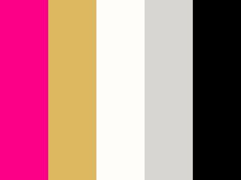 Pink, Black, White and Gold Office/Craft Room Inspiration | Two ... 2022 Bedroom, Store Inspiration, Lady Office, Gold Rooms, Gold Office, Gold Color Palettes, Black Gold Jewelry, Room Upgrade, Color Palette Pink