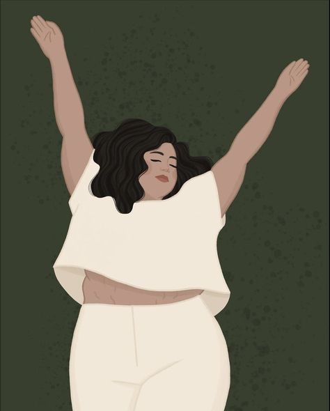 Body Positive Art | Body positivity art, Body image art, Body positive fashion Body Positive Art Illustrations, Plus Size Aesthetic Art, Plus Size Body Positive Photography, Body Positive Drawing Art, Illustrations Body Positivity, Plus Size Girl Drawing, Plus Size Illustration Art, Plus Size Body Drawing, Body Positive Aesthetic