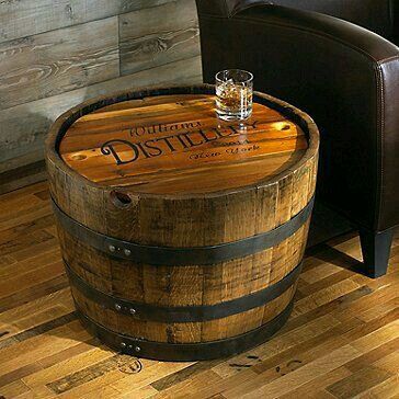 Wine Barrel End Table, Barrel End Table, Whiskey Barrel Coffee Table, Wine Barrel Coffee Table, Personalized Whiskey Barrel, Whiskey Barrel Table, Wine Furniture, Barrel Coffee Table, Whiskey Barrel Furniture