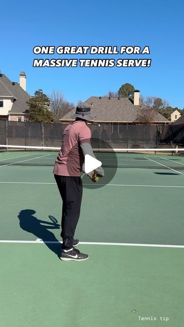 Jeff Lewis on Instagram: "Here's a great tennis serve drill that helps with a very important aspect of power.  Elbow Action!  ✅ Once the racquet drops over your head the next thing that needs to happen is the elbow getting thrown forward!  ✅ This like is where over 50% of your power is gained.  #tennisserve #tennisservedrill #tennistip #tennistips #tennisdrill #tennistraining #tennisplayer #tennisfundamentals #tennistechnique #tennislove #tenniscoach #tennis🎾 #protenniscoaching #jefflewistennis #victorytennisprograms #instatennis" Tennis Techniques, Jeff Lewis, Tennis Serve, Tennis Drills, Pro Tennis, Tennis Tips, Tennis Coach, Tennis Players, Your Head