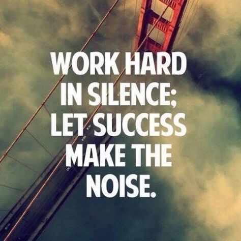 "Work hard in silence. Let success make the noise." #quote #success Work Hard In Silence, Study Quotes, Study Motivation Quotes, Frank Ocean, Study Motivation, The Words, Great Quotes, Wisdom Quotes, Success Quotes