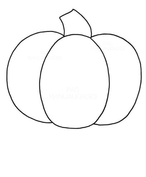 Pumpkin Templates Free Printable, Pumpkin Templates Free, Shape Outlines, Pumpkin Outline, Children's Church Crafts, Pumpkin Template, Church Crafts, Childrens Church, Templates Printable Free