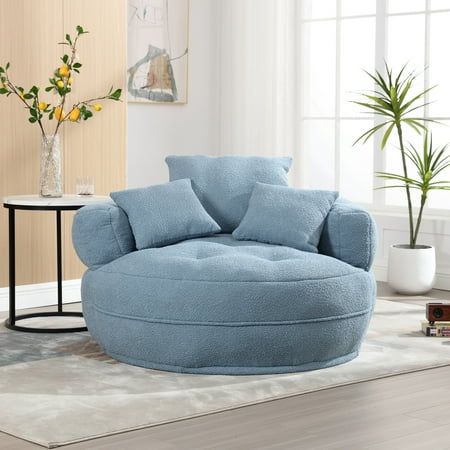 Papasan chair living room