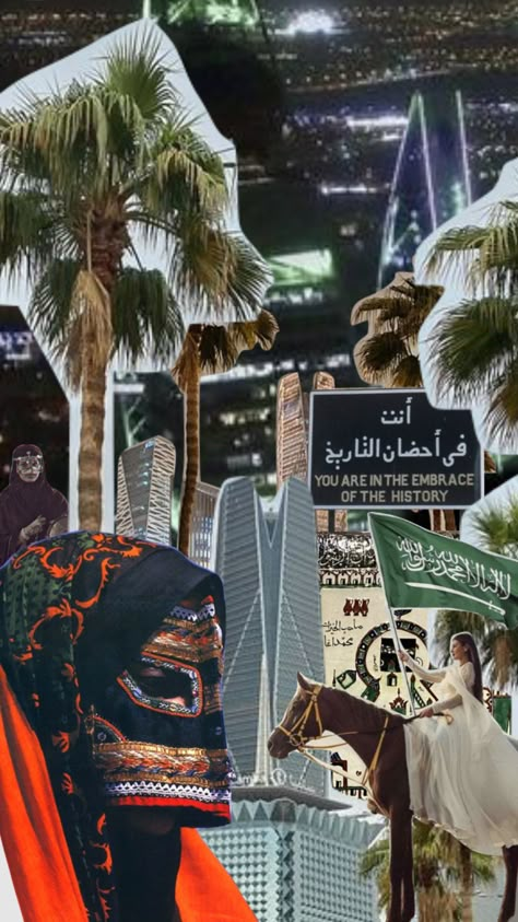 #myfirstshuffle Saudi Culture Art, Arab Futurism, Saudi Illustration, National Saudi Day, Saudi Culture, Saudi Aesthetic, Saudi National Day, Persian Restaurant, National Day Saudi