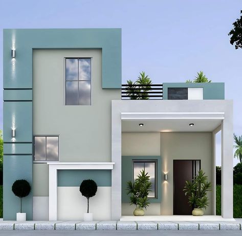 Front House Colors Ideas Modern, New Home Front Design, Home Elevation Colour Idea Paint Colors, Home Front Colour Idea Paint Colors, Home Outside Painting Ideas, House Paint Designs Exterior Colors, Colours For Exterior Of House, Outside Colour Of House, Outside Home Paint Colors Indian