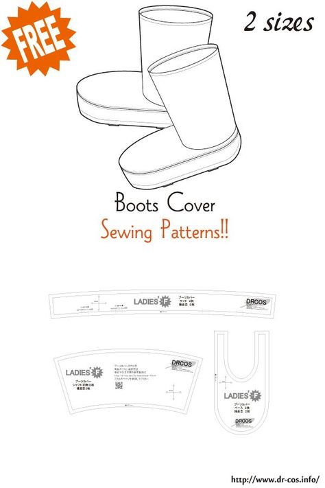 Make Boots, How To Make Boots, Japanese Sewing Patterns, Fabric Sewing Patterns, Free Sewing Patterns, Japanese Sewing, Boots Patterns, Small Sewing Projects, Shoe Pattern