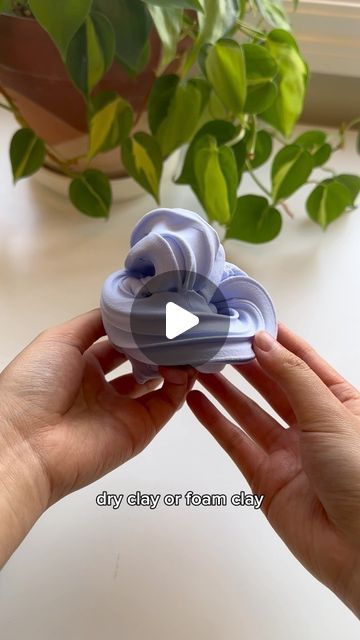 Easy Diy Air Dry Clay Projects, Air Dry Clay Gifts For Boyfriend, Soft Clay Crafts, Air Dry Clay Diy Projects, Air Dry Foam Clay Ideas, Air Dry Clay Projects Tutorials, How To Make Air Dry Clay, Air Dry Clay Ideas Diy, Foam Clay Art