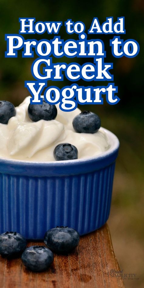 How to add Protein to Greek Yogurt Protein Powder In Yogurt, Yogurt Add Ins Healthy, Greek Yogurt With Protein Powder, Yogurt And Protein Powder Recipe, Benefits Of Greek Yogurt For Women, Greek Yogurt Add Ins, Fluffy Yogurt Recipe, Protein Yogurt Recipes, Plain Greek Yogurt Recipes Healthy