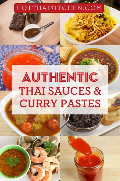 Thailand Food Recipes, Thai Food Recipes Authentic, Authentic Thai Peanut Sauce Recipe, Thai Sauces, Thai Sauce Recipe, Tai Food Recipes, Thai Stir Fry Sauce, Authentic Thai Recipes, Asian Condiments