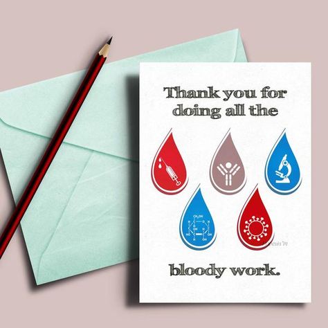 Lab week ideas and lab week gifts lab techs really want – DesignGenes Studio Lab Week Ideas, Lab Week Gifts, Laboratory Humor, Starbucks Gift Card Holder, Free Printable Valentines Cards, Lab Humor, Microbiology Lab, Med Lab, Technology Careers