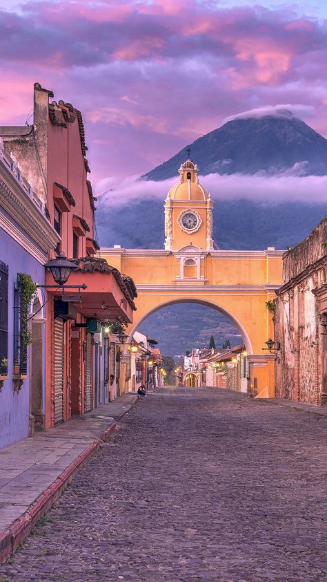 Antigua, Guatemala Guatemala Travel, Guatemala City, Vision Board Pictures, Santa Catalina, I Want To Travel, Beautiful Places To Travel, Central America, Nature Travel, Travel Aesthetic