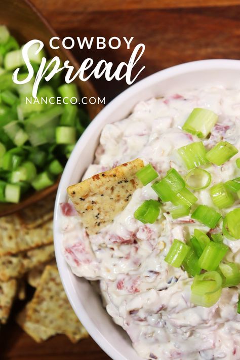 This cowboy spread recipe is very similar to what you might have seen as Cattleman’s Spread. Cracker Spread, Spicy Dip, Spread Recipes, Pita Chips, Hot Dip, Toasted Pecans, Crusty Bread, Spicy Recipes, Crackers