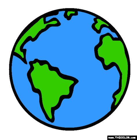 Earth Coloring Page Earth Coloring Page, Earth For Kids, Letter E Craft, Earth Clipart, Earth Coloring Pages, Outline Pictures, Earth Logo, Planting For Kids, Earth Drawings