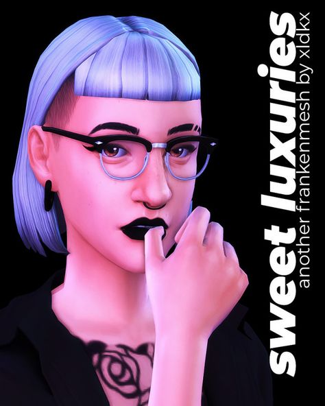 Maxis Match CC World - S4CC Finds Daily, FREE downloads for The Sims 4 Sims Stories, Bangs Ponytail, Pelo Sims, My Sims, Sims 4 Mm Cc, Goth Hair, Sims 4 Mm, Sims4 Clothes, Sims 4 Collections