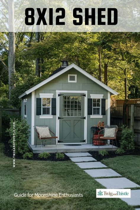 Conquer clutter and create a functional storage solution with downloadable 8x12 shed plans from Twigandthistle.com! This guide empowers you to build your own 8x12 shed, perfect for storing garden tools, seasonal décor, or even lawn equipment. Explore creative uses beyond storage, like transforming your shed into a tiny workspace or hobby haven. Avoid the limitations of free plans and unlock the benefits of a comprehensive DIY guide for a sturdy and functional 8x12 shed! Visit Twigandthistle.com Tiny Workspace, 8x12 Shed, Outdoor Storage Buildings, 8x12 Shed Plans, Storing Garden Tools, Tiny Home Office, Garage Basement, Lawn Equipment, Shed Roof