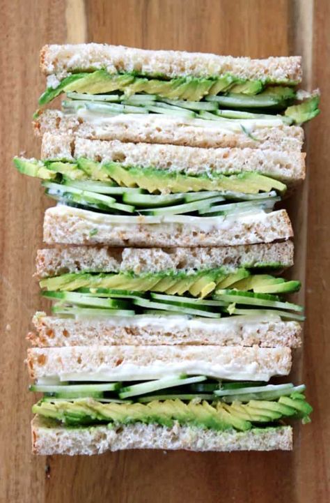 Cucumber Avocado Sandwich with Dill Havarti | Clean Eats & Treats Dill Salt, Dried Dill, Havarti Cheese, Avocado Sandwich, Grain Bread, Cucumber Avocado, Havarti, Veggie Sandwich, Healthy Sandwiches