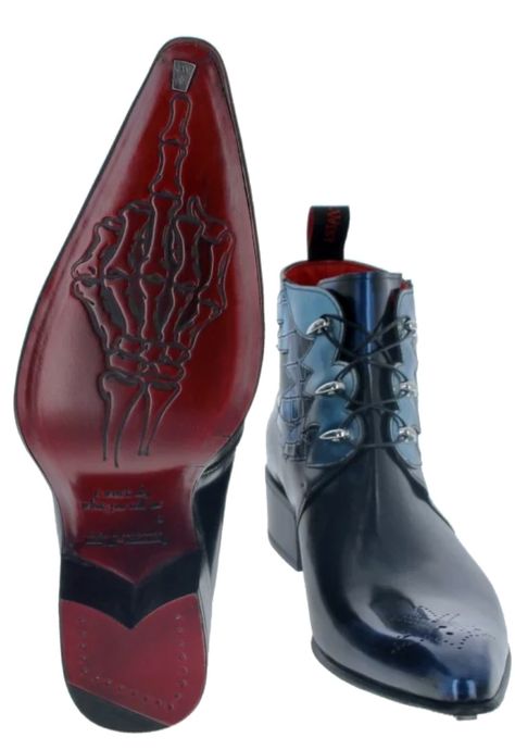 Fantasy Shoes Male, Goth Shoes Men, Boots Men Aesthetic, Jeffrey West, Gothic Fashion Victorian, Jeffery West, Victorian Boots, Goth Shoes, Man About Town