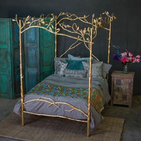 Forest Canopy Bed, Forest Canopy, Shabby Chic Bedrooms, Canopy Bed, Chic Bedroom, Modern Bed, Dream Rooms, Dream Bedroom, My New Room