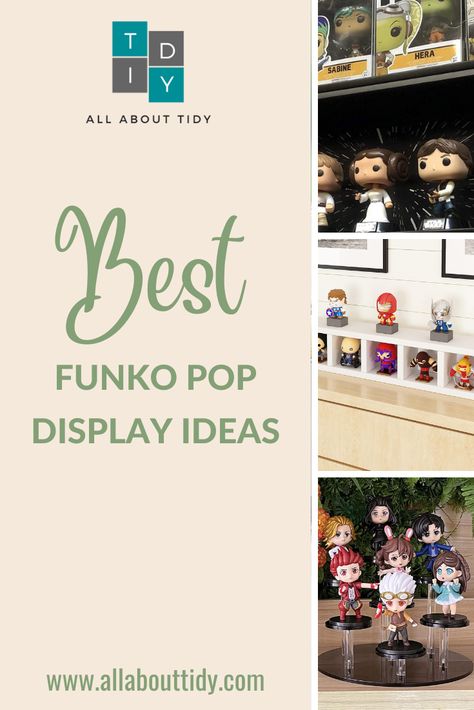 best funko pop display ideas Funko Pop Wall Display Ideas, Funky Pop Display Ideas, Funko Pop Display Ideas, Pop Display Ideas, Tidy Tips, Mini Funko Pop, Funko Pop Shelves, Best Funko Pop, Funko Pop Display