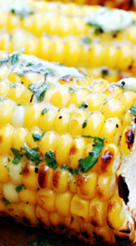 Easter Barbecue Ideas, Basil Butter Recipe, Grilling Corn, Blueberry Chicken, Barbecue Ideas, Grill Corn, Basil Butter, Mexican Street Corn Recipe, Street Corn Recipe