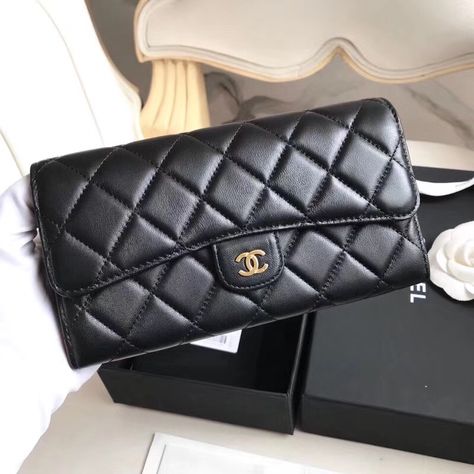 Chanel Long Wallet, Bag Shoes, Olivia Palermo, Chanel Wallet, Long Wallet, Palermo, Chanel Classic, Chanel Bag, Chanel