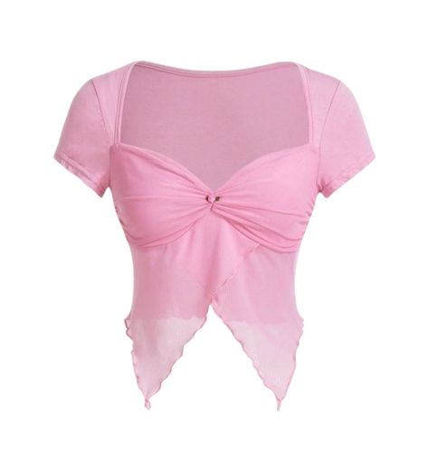 Cute Y2k Tops, Cute Pink Shirts, Cute Pink Clothes, Cute Pink Tops, Pink Y2k Top, Coquette Shirts, Summer Spring Outfits, Pink Off The Shoulder Top, Pastel Tops