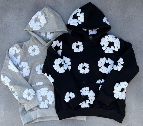 Hoodies With Flowers, Flower Hoodie, Drippy Outfit, Drip Outfit Men, Hype Clothing, Dope Outfits For Guys, Street Fashion Men Streetwear, Guys Clothing Styles, Fashion Hoodies