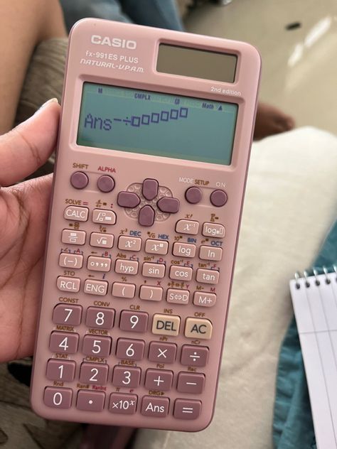 Pink Calculator Aesthetic, Pink Calculator, School Locker Decorations, School Organisation, Pretty School Supplies, I Love Math, School Goals, Cute Stationary School Supplies, Kawaii School Supplies