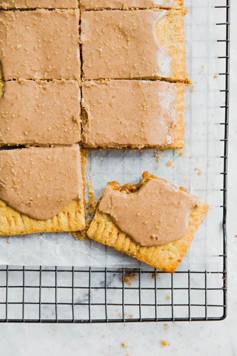 giant gluten free pop tart on wire rack Giant Pumpkin Pop Tart, Pumpkin Pop Tarts, Gluten Free Pop Tarts, Pumpkin Filling, Cauliflowers, Thanksgiving Brunch, Broma Bakery, Vegan Cinnamon Rolls, Ultimate Breakfast