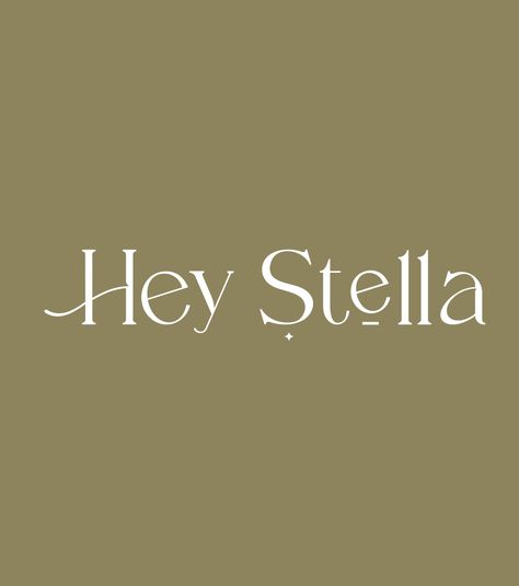 Stella Logo, Fresh Logo, How To Look Classy, Logo Branding, Beautiful Design, Mood Board, Online Store, Portfolio, Branding