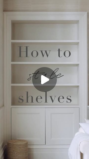 The White Company on Instagram: "Master the art of shelf styling with our helpful tips and décor pieces designed to make an impact. Tap to shop. #thewhitecompany" How To Style Narrow Shelves, How To Decorate Built In Shelves, Things To Put On Shelves, White Bookshelf Styling, How To Style Bookshelves, How To Style Shelves Living Room, Decorating Built In Shelves, How To Decorate Bookshelves, Decorating Built Ins