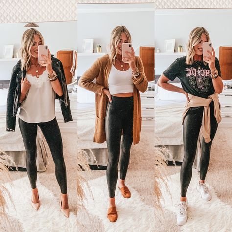 Summer Leather Leggings Outfit, Leather Leggings Going Out Outfit, Styling Leather Leggings Night Out, Faux Leggings Outfit Night, Faux Leggings Outfit, Leather Leggings Outfit Night Going Out, Leather Leggings Outfit Night, Leather Leggings Outfit Fall, Black Leather Leggings Outfit