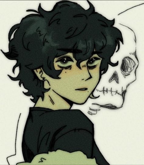 A Drawing, A Boy, Black Hair, Hair, White, Black