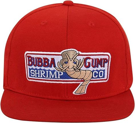 Nice hat check out the link for purchase Forrest Gump Costume, Bubba Gump Shrimp, Flag Holder, Red Flats, Easy Costumes, Embroidered Hat, Don't Compare, Quality Hats, Embroidered Hats