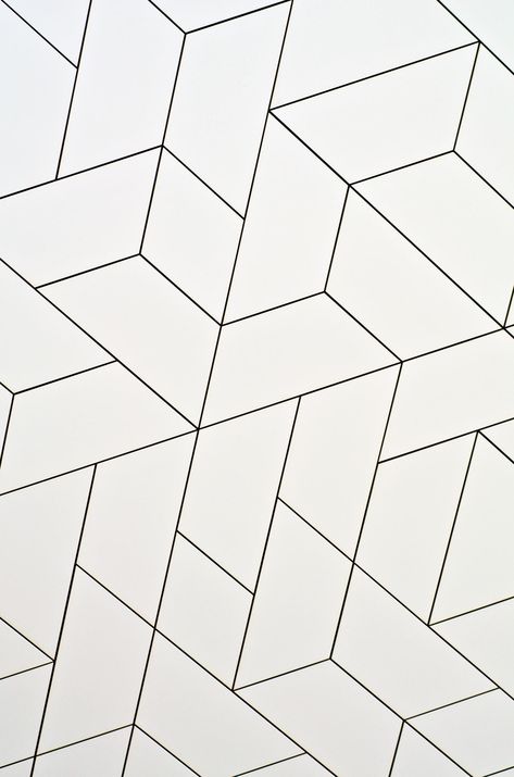 161 | kosmekosme | Flickr Visuell Identitet, Geometric Tiles, White Tiles, Floor Patterns, Floor Design, Tile Patterns, Tile Design, Tile Bathroom, Textures Patterns