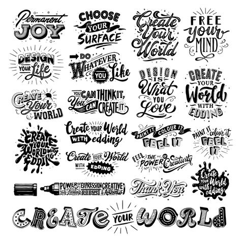 Lettering Grid, Calligraphic Fonts, Hand Lettering Styles, Lettering Guide, Instagram Font, Hand Lettering Inspiration, Type Inspiration, Doodle Fonts, Sign Painting