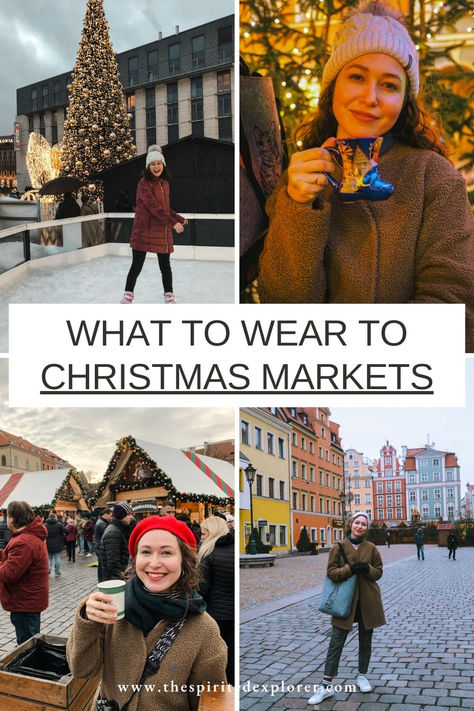 christmas markets packing list Outdoor Christmas Market Outfit, Europe Christmas Market Outfit, Christmas Market Europe, Best Christmas Markets In Europe, Christmas Markets Outfit, Christmas Market Outfit Winter, Winter Market Outfit, Christmas Market Outfits, Christmas Market Outfit