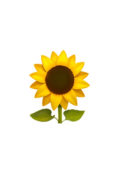 Flower Emoji Iphone, Sunflower Icon, Emoji Ip, Emoji Flower, Flower Emoji, Green Emoji, Emoji Tattoo, Ios Emojis, Phone Emoji