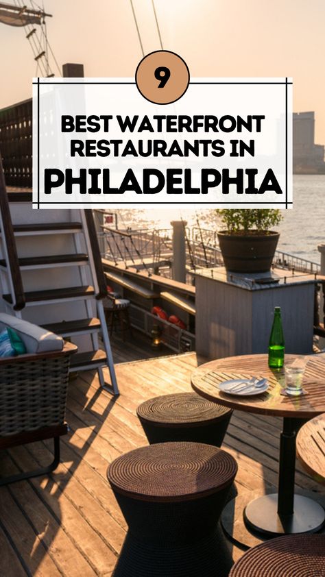 Best Waterfront Restaurants in Philadelphia Best Restaurants In Philadelphia, Philadelphia Restaurants, Philly Restaurants, Philadelphia Skyline, Best Italian Restaurants, Waterfront Dining, Cool Restaurant, Best Family Vacations, Global Cuisine