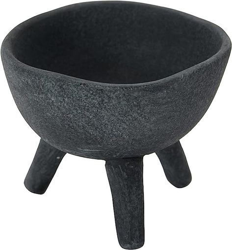 Amazon.com: Creative Co-Op Boho Terracotta Footed Planter, Matte Black : Patio, Lawn & Garden Olive Bowl, Vignette Styling, Black Planters, Cement Planters, Terracotta Planter, Kitchen Models, Décor Boho, Creative Co Op, Bone Beads