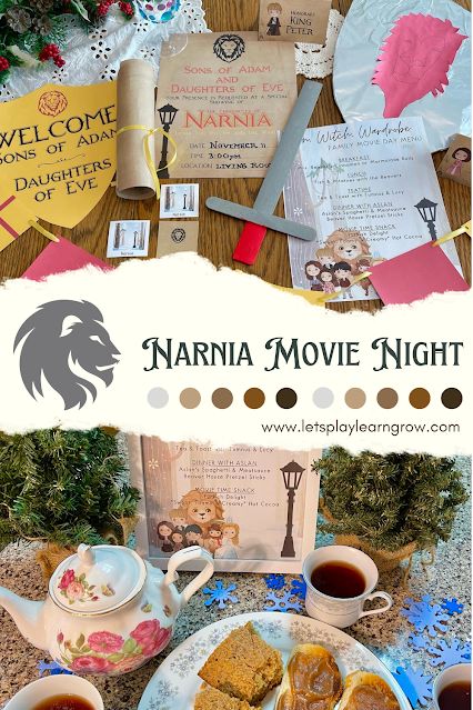 Narnia Snacks, Lion Witch And Wardrobe Party Ideas, Lion The Witch And The Wardrobe Party, Narnia Themed Snacks, Narnia School Project, Narnia Party Favors, Narnia Food, Narnia Crafts For Kids, Narnia Classroom