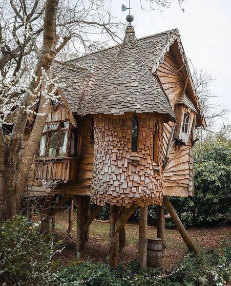 European Stays on Instagram: “Dream cabin 🏡 📸 by @jameslloydcole Follow for more ➡️ @europestays . Follow @europestays to discover the best cabins, cottages and…” House In A Tree, Whimsical Cabin, Grid Architecture, Blanket Forts, Ecological House, Cool Tree Houses, Getaway Cabins, Gnome House, Tree Houses