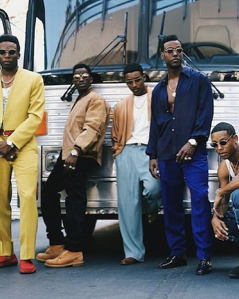 THE NEW EDITION STORY (2017) 7TH ANNIVERSARY | on this day — 7 years ago — the three-night premiere of the new edition story biopic miniseries premiered on BET. this is still the BEST thing BET created in years! had the entire black community tuned in! one of the top biopics of all time! this was an ERA! i was here for it! everyone on the tl was watching it together as a family, new edition’s music was being played everywhere again, black boy joy, 90s r&b and the pioneer r&b groups getting re... The New Edition Story, 112 Group, Rap Group Photoshoot, New Edition Story Cast, All Black Group Photoshoot, The New Edition Story Cast, Public Enemy Rap Group, Black Community, New Edition