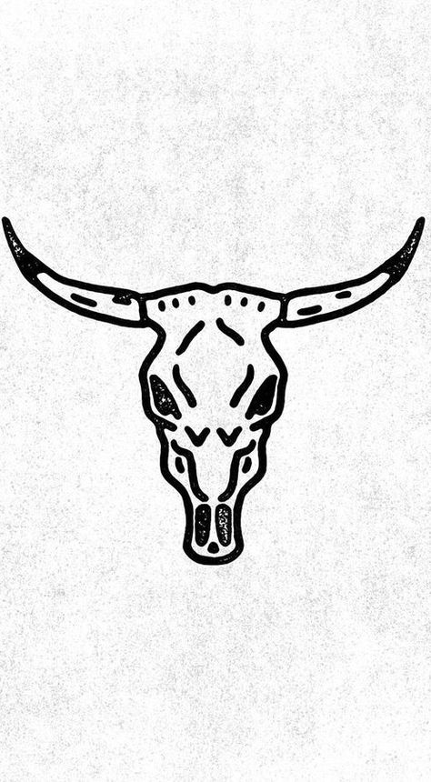 Men’s Western Tattoo Ideas, Simple Longhorn Drawing, Texas Longhorn Drawing, Long Horn Drawing, Bull Horn Tattoo, Western Sleeve Tattoo For Men, Longhorn Drawing, Texas Tattoo For Men, Texas Longhorn Tattoo