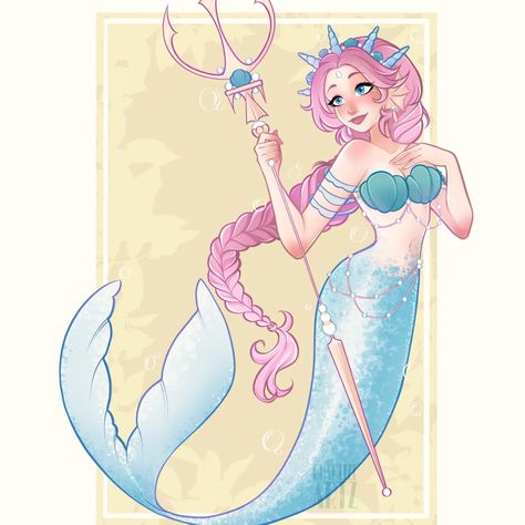 Charlize Norman on Instagram: “Mermay Day: 8 Turquentine . . . . . . . #mermaid #artchallenge #originalcharacter #collab #artnouveaumermay #illustrators #digitalart…” Mermaid Queen, Mermaid Pose, Mermaid Illustration, Siren Mermaid, Mermaid Princess, Mermaid Art, Art Challenge, Dnd Characters, Cute Art