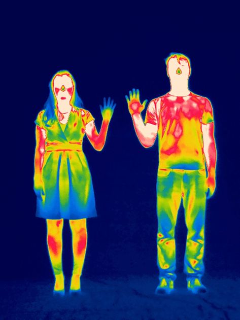 Heat Map, Cool Tech Gadgets Electronics, Royal Art, Thermal Imaging, Body Heat, New Wall, Art Inspo, Body Art, Art Reference