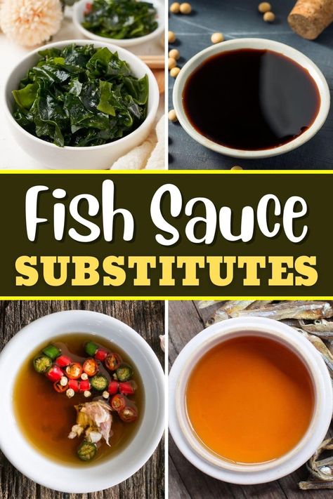 These fish sauce substitutes are perfect in a pinch! From soy sauce to oyster sauce to hoisin sauce, try swapping these alternatives when you're out of fish sauce. Fish Sauce Substitute, Tamari Sauce, Vegan Fish, Stir Fry Dishes, What To Use, Oyster Sauce, Hoisin Sauce, Stir Fries, Noodle Dishes