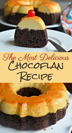 How To Make Chocoflan, Chocoflan Recipe, Chocolate Flan, Cake Mix Ingredients, Flan Cake, Mexican Dessert Recipes, Flan Recipe, Filipino Desserts, Mexican Dessert