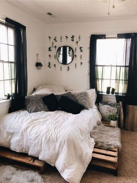 Dekorasi Kamar Tidur, Aesthetic Rooms, Teen Bedroom Decor, Cool Ideas, Small Room Bedroom, Remodel Bedroom, Rustic Bedroom, White Bedroom, Room Inspiration Bedroom