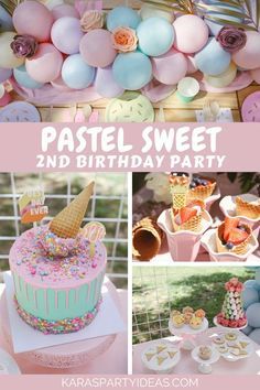 Too Sweet 2nd Birthday Food, Too Sweet Birthday Party Food, 2 Sweet Birthday Party Centerpieces, Two Is Sweet Birthday Party, Two Sweet Pastel Party, Two Sweet Party 2nd Birthday Food Ideas, Two Sweet Party 2nd Birthday Brunch, Two Sweet Party Decorations, 3 Is Sweet Birthday Party